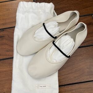 The Row Elastic Ballet Flats
